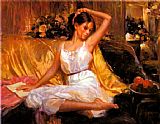Vladimir Volegov Canvas Paintings - Beauty warm